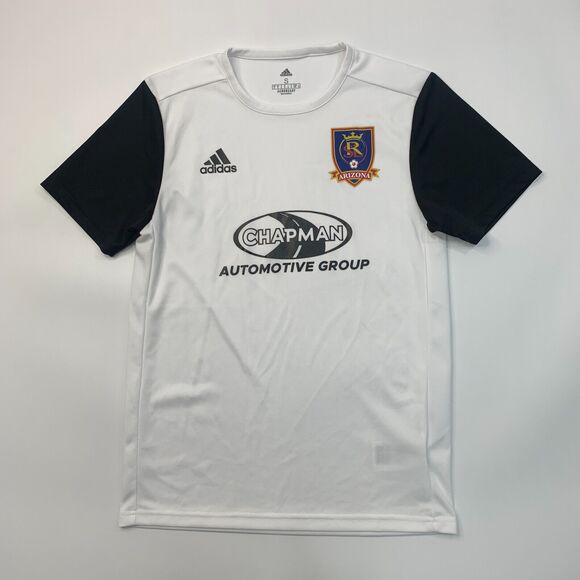 Adidas Real Salt Lake Arizona Jersey Mens S Small Aeroready Soccer T Shirt - Picture 2 of 9